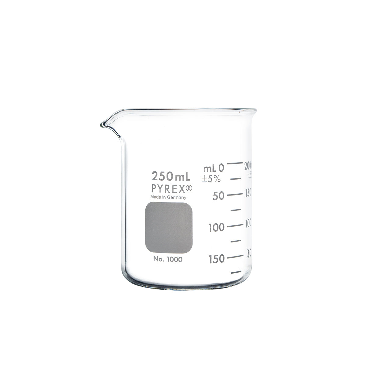 VASO DE PRECIPITADO DE VIDRIO 250 ML - PYREX