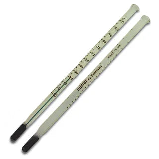 TERMOMETRO INITIAL I.P. RELLENO VERDE -20 a 110 °C. BRANNAN