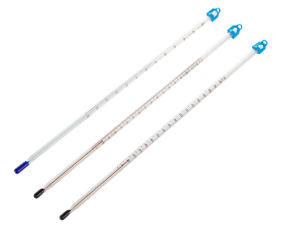 TERMOMETRO DE VIDRIO, LO-TOX I.P. RELLENO AZUL -10 a 260 C. BRANNAN