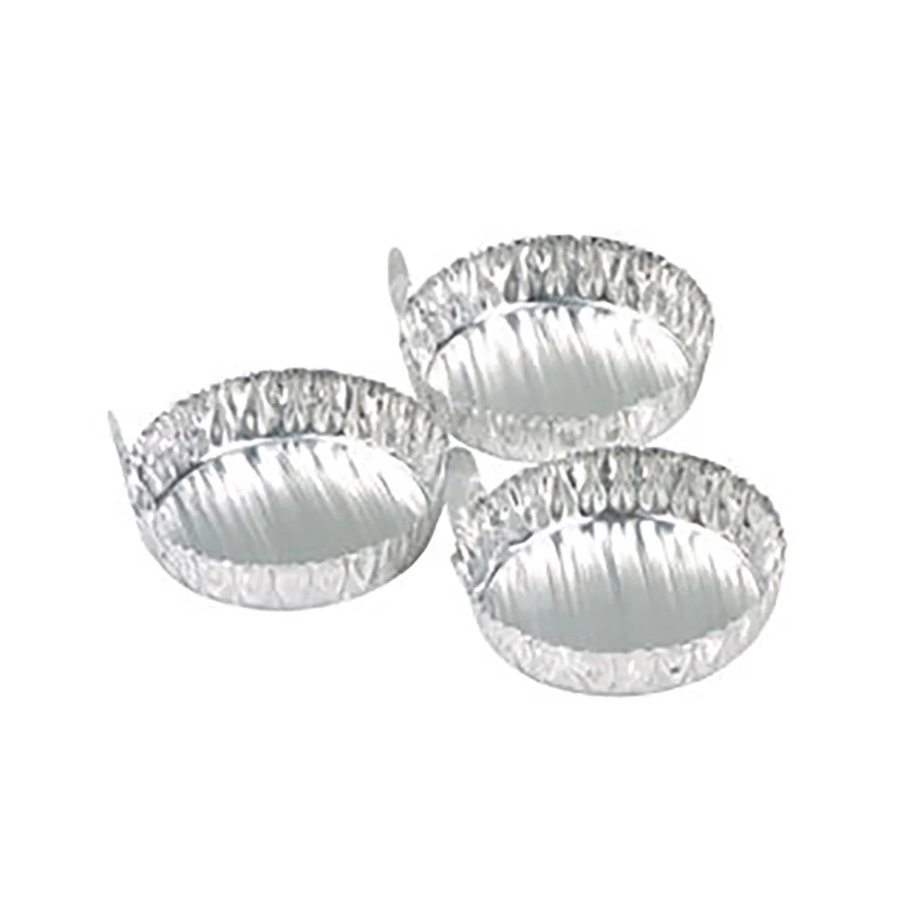 PLATILLO DE ALUMINIO CON ASA 57 MM. C/100 PZ