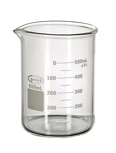 VASO DE PRECIPITADO FORMA BAJA 600 ML. GLASSCO