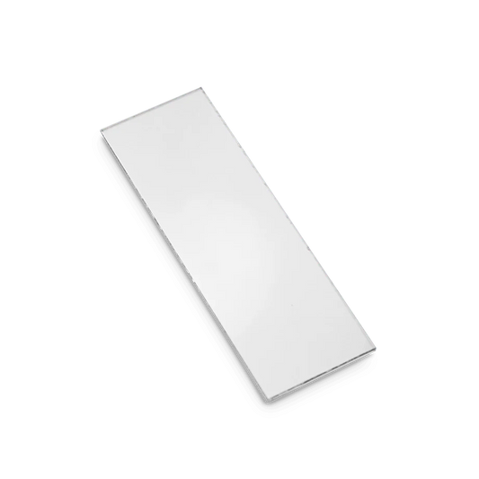 PORTAOBJETOS DE VIDRIO PEARL  DE 26X76 MM c/50 pz